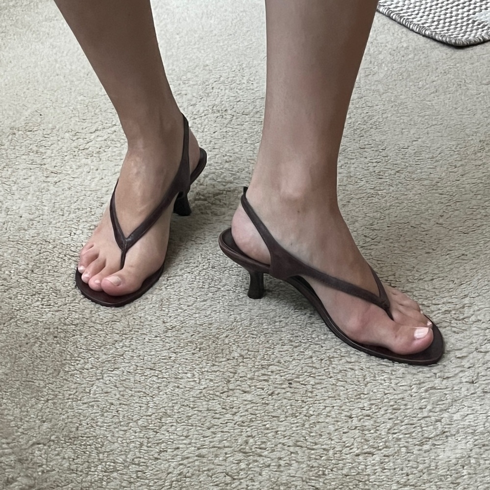 Vintage Aldo Kitten Heel Slingbacks